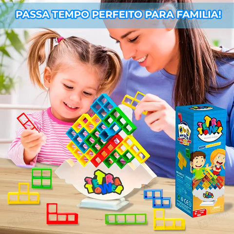 Jogo Interativo Tetra Tower (Jenga + Tetris)