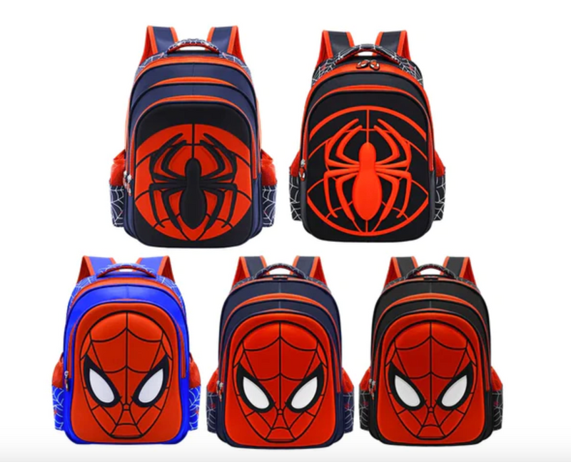 Kit Escolar Infantil Mochila Estojo Homem Aranha