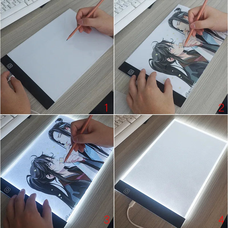 Caderno Led Para Desenho - Draw Master