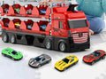 Brinquedo Mega Truck 2 em 1 - Edição Exclusiva 8 carros extras Mega Hauler