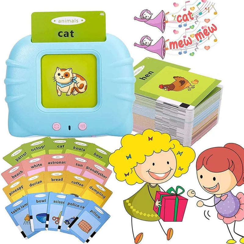 English CardKids 224 palavras - O brinquedo que ensina inglês Montessori