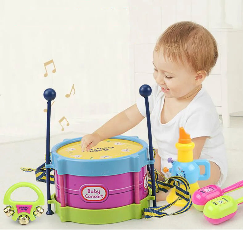 Baby Concert - Kit com 5 Instrumentos Musicais Infantis