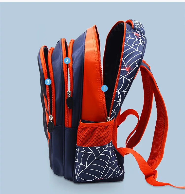 Kit Escolar Infantil Mochila Estojo Homem Aranha