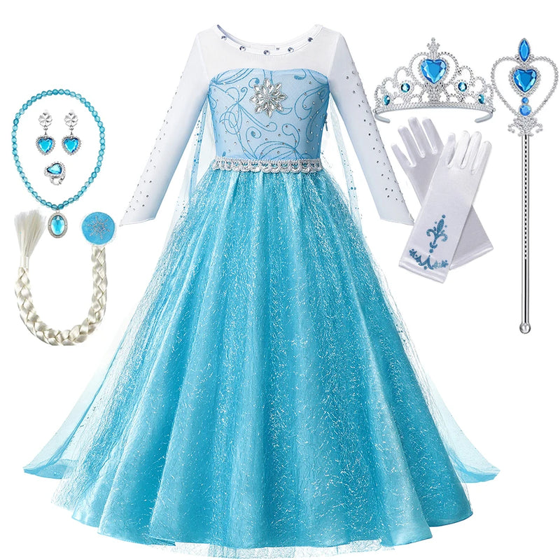 Fantasia Infantil Frozen Ana Elsa