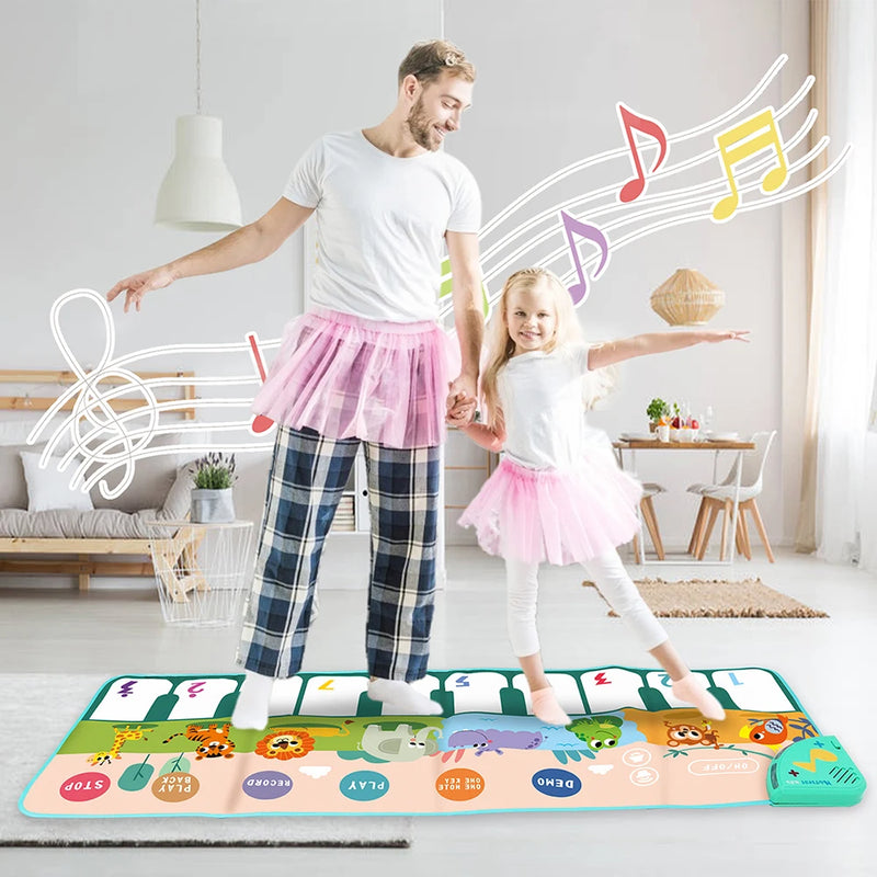 Piano Music Mat Tapete Musical Crianças Infantil Bebês